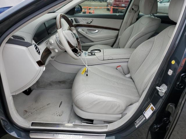 2016 Mercedes-Benz S-klasse VIN WDDUG8CB2GA221960 Copart auction photo, front end damage thumbnail 7