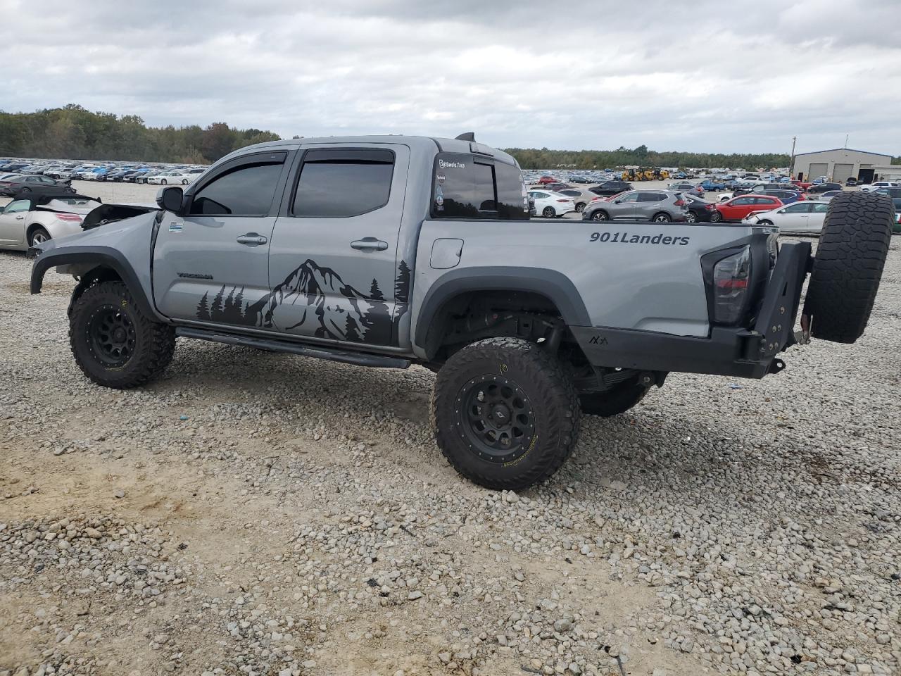 2021 Toyota Tacoma VIN 3TYCZ5AN2MT047550 Copart auction photo, front end damage thumbnail 2