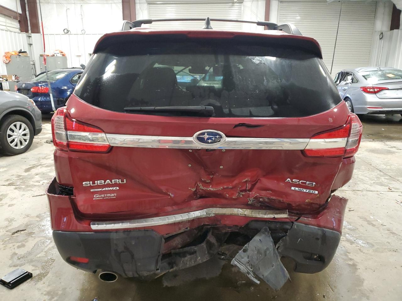2019 Subaru Ascent VIN 4S4WMAJD0K3411367 Copart auction photo, rear end / front end damage thumbnail 6