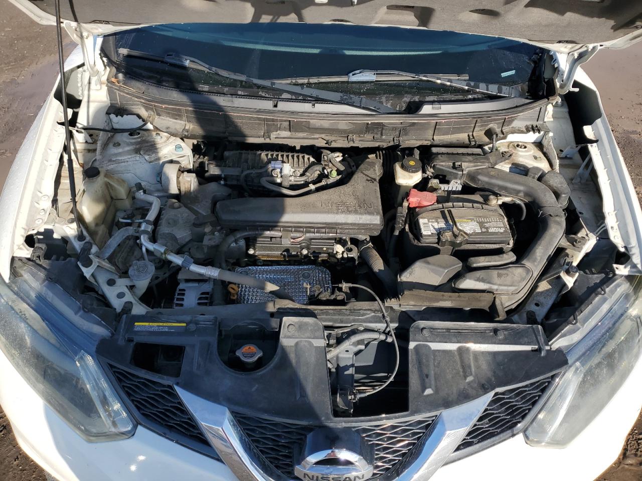 2014 Nissan Rogue VIN 5N1AT2MV9EC827235 Copart auction photo, front end / side damage thumbnail 13