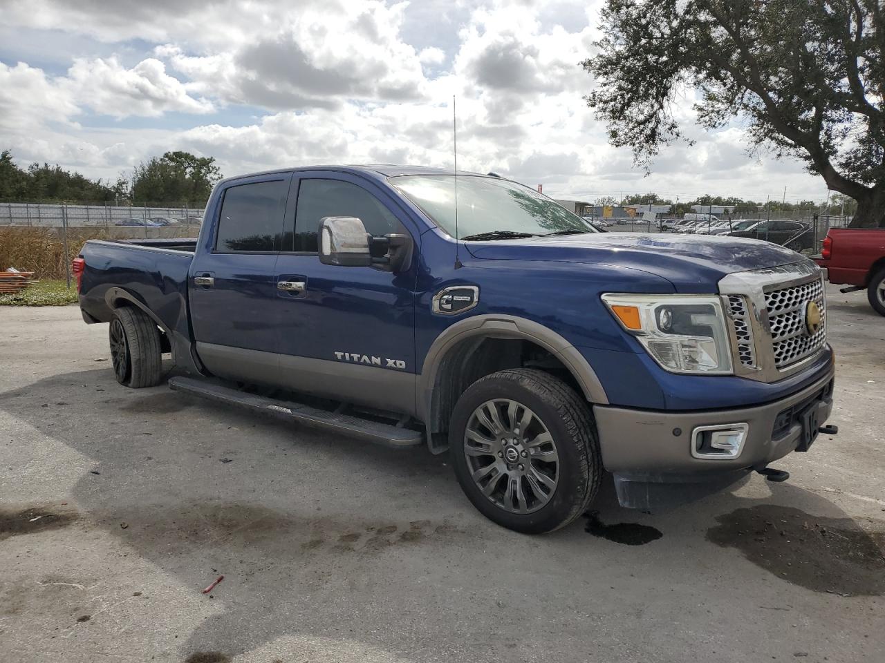 2016 Nissan Titan VIN 1N6BA1F25GN503098 Copart auction photo, rear end damage thumbnail 4