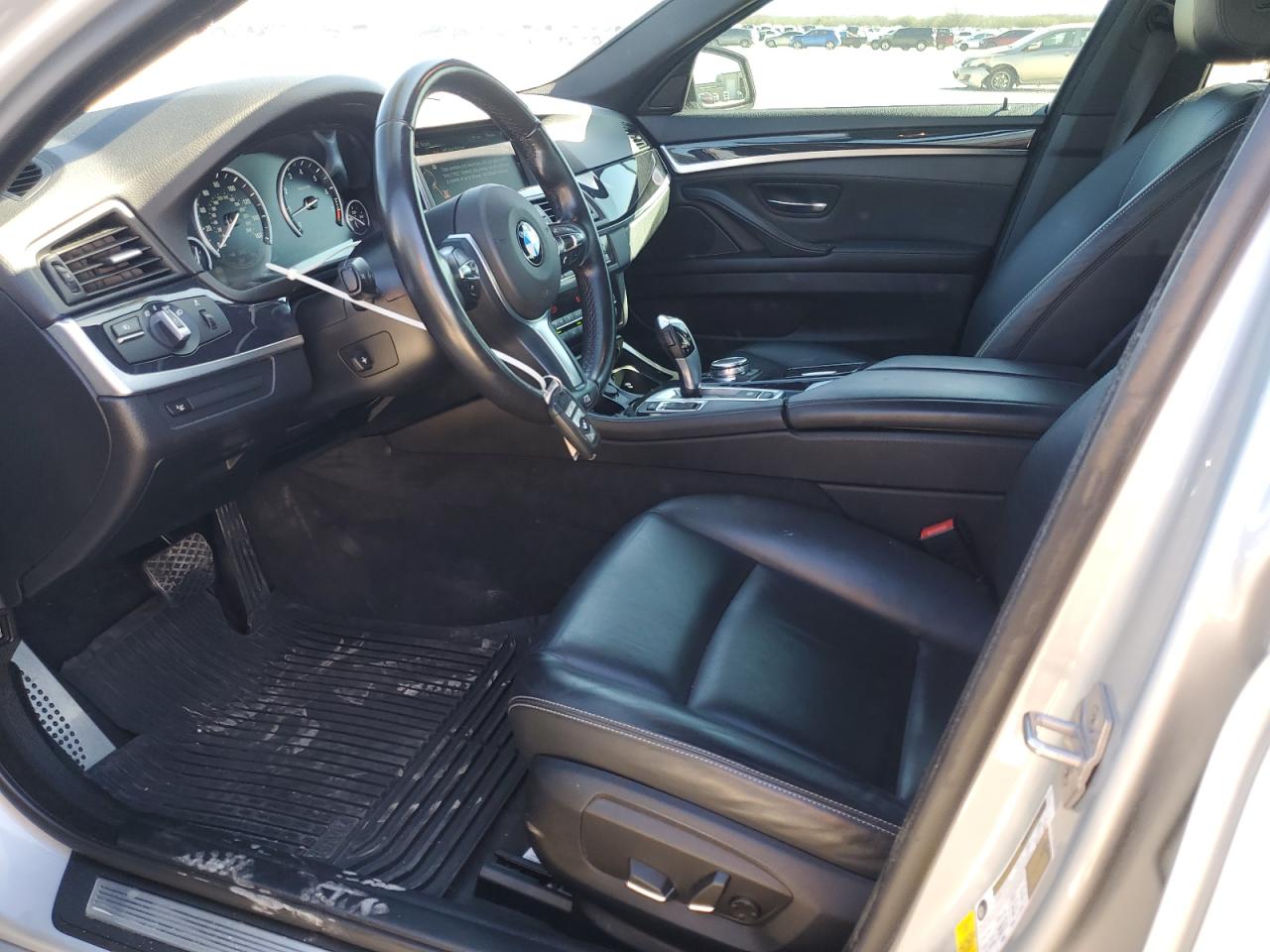 2015 BMW 5er VIN WBA5B1C55FG126462 Copart auction photo, rear end damage thumbnail 7