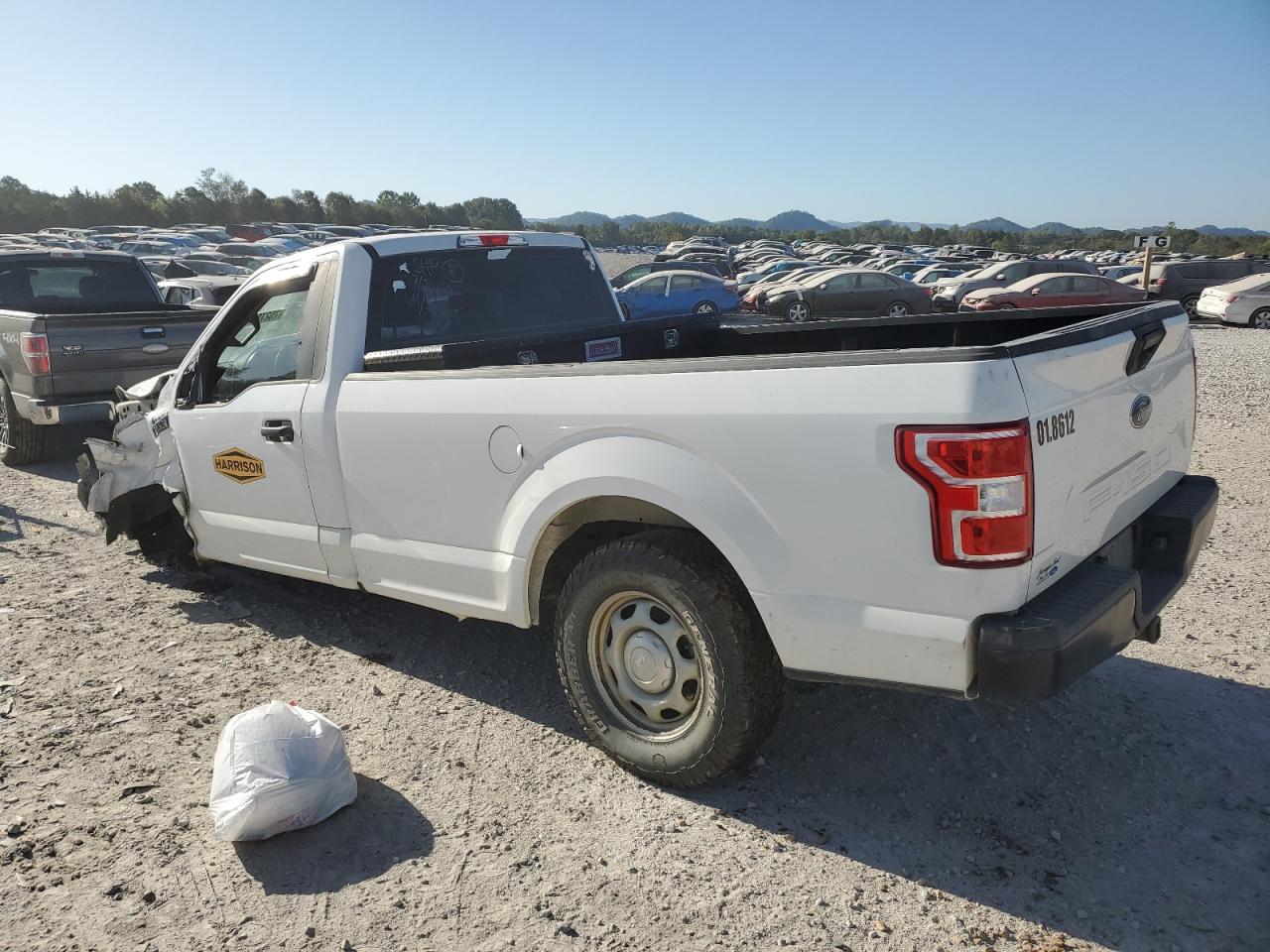 2018 Ford F-150 VIN 1FTMF1C56JKC04451 Copart auction photo, front end / undercarriage damage thumbnail 2