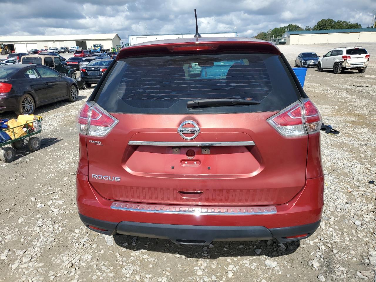 2015 Nissan Rogue VIN KNMAT2MT1FP589247 Copart auction photo, front end damage thumbnail 6