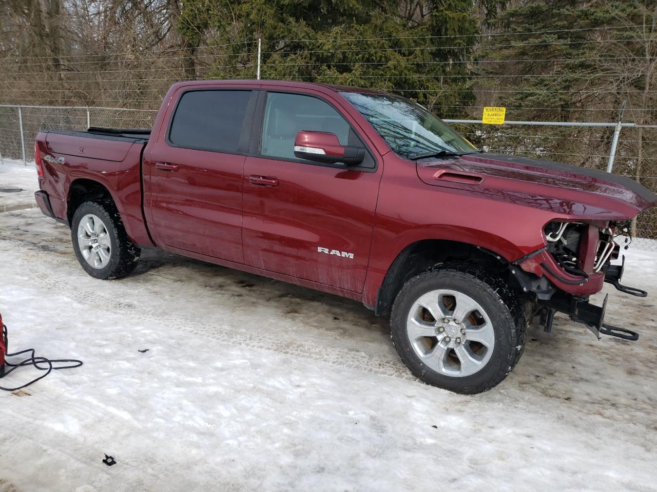 2019 RAM 1500 VIN 1C6SRFFT3KN825045 Copart auction photo, front end / rear end damage thumbnail 4