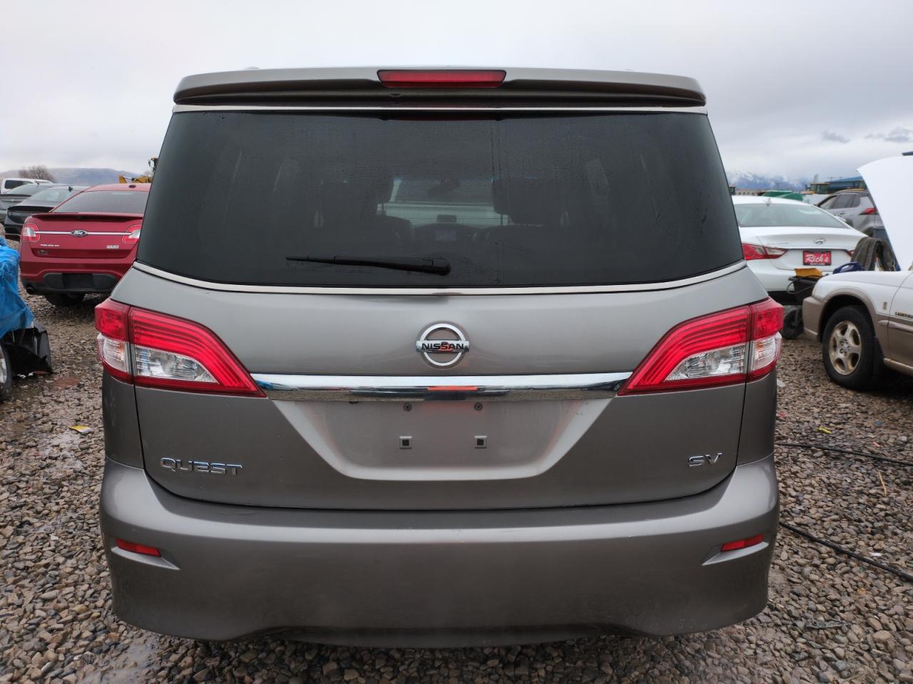 2013 Nissan Quest VIN JN8AE2KP9D9067620 Copart auction photo, side damage thumbnail 6