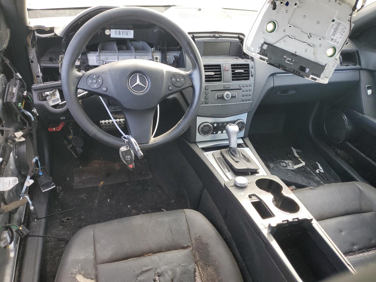 2011 Mercedes-Benz C-klasse VIN WDDGF5EB4BR182830 Copart auction photo, rear end / stripped damage thumbnail 8