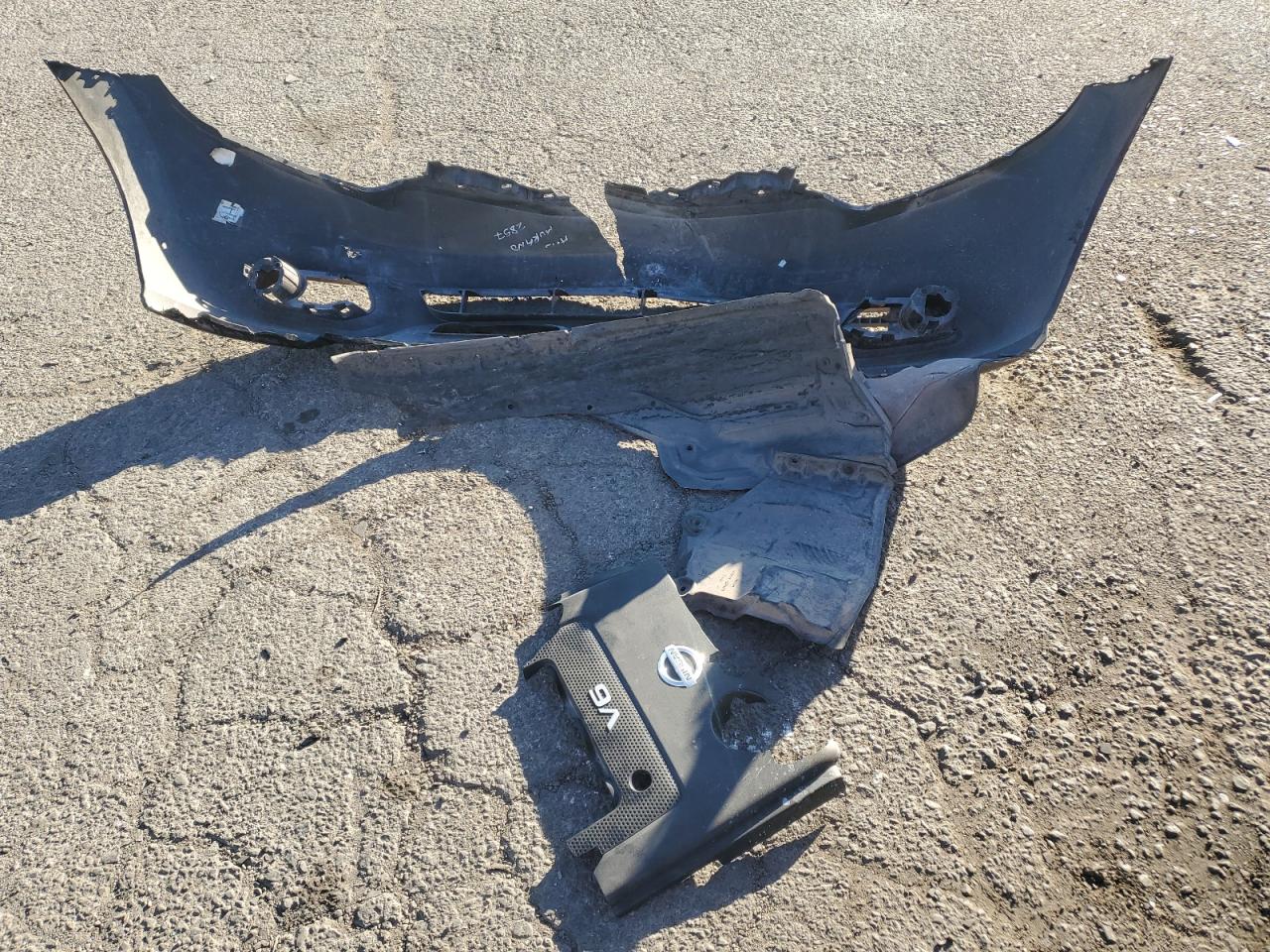 2014 Nissan Murano VIN JN8AZ1MU3EW407042 Copart auction photo, front end / side damage thumbnail 13
