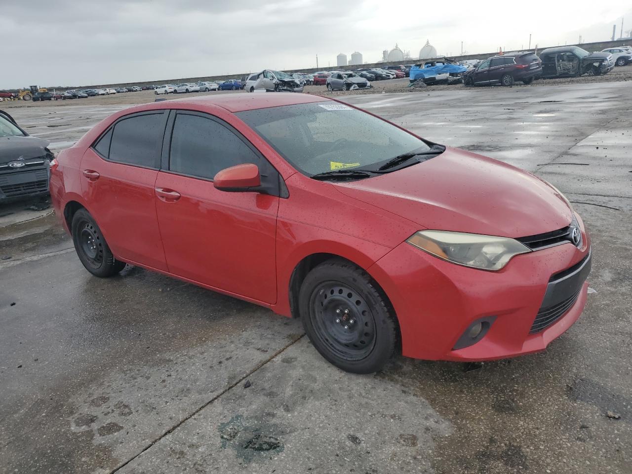 2015 Toyota Corolla VIN 2T1BURHE9FC298354 Copart auction photo, water/flood damage thumbnail 4