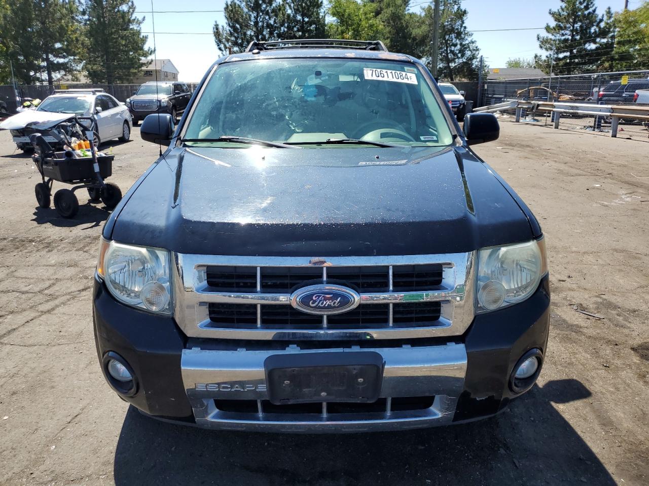 2008 Ford Escape VIN 1FMCU59H38KD77215 Copart auction photo, front end damage thumbnail 5