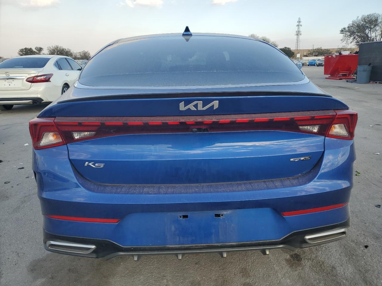 2022 KIA K5 VIN 5XXG64J26NG093620 Copart auction photo, side damage thumbnail 6