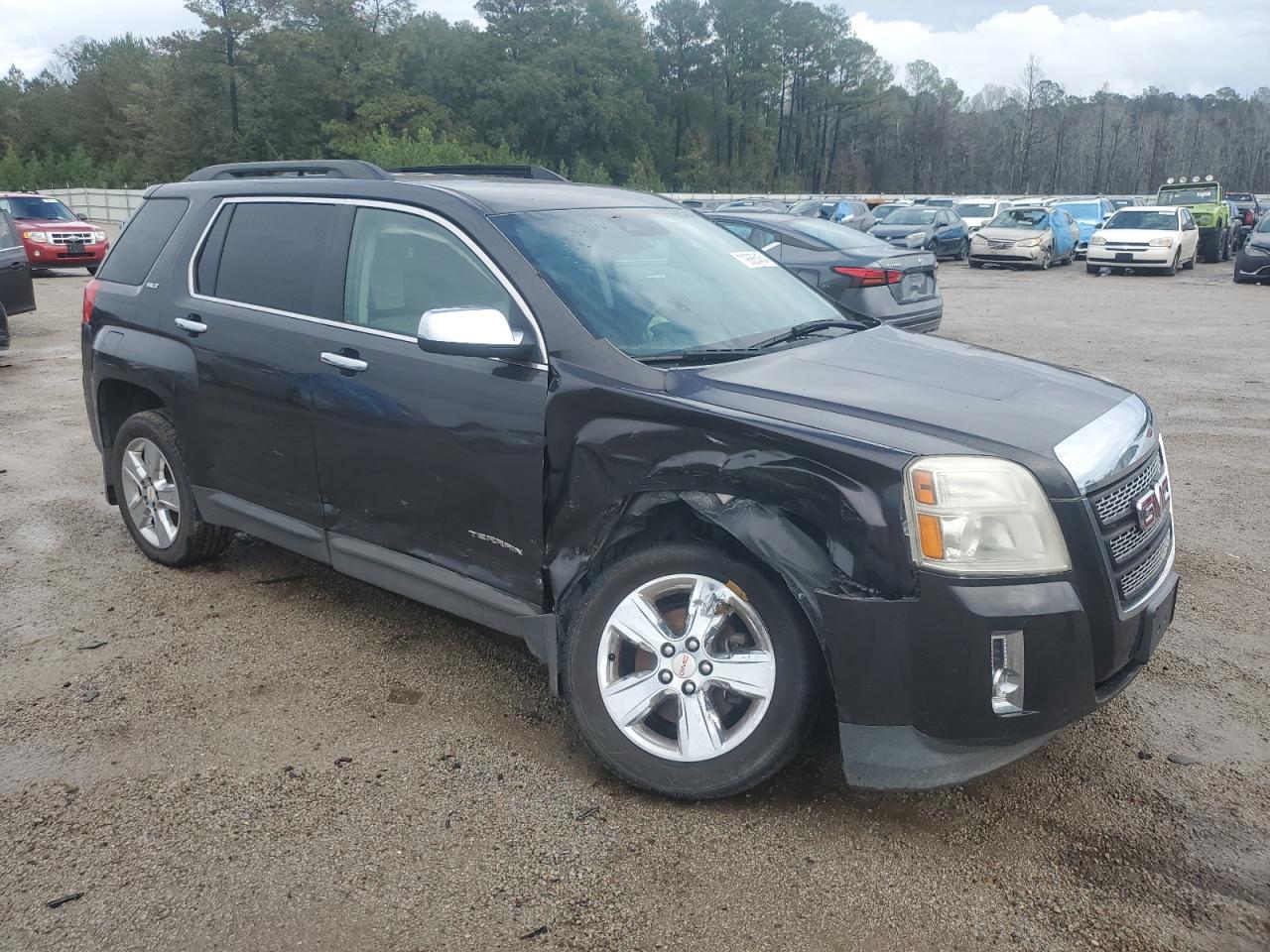 2015 GMC Terrain VIN 2GKALSEK7F6248512 Copart auction photo, front end / side damage thumbnail 4