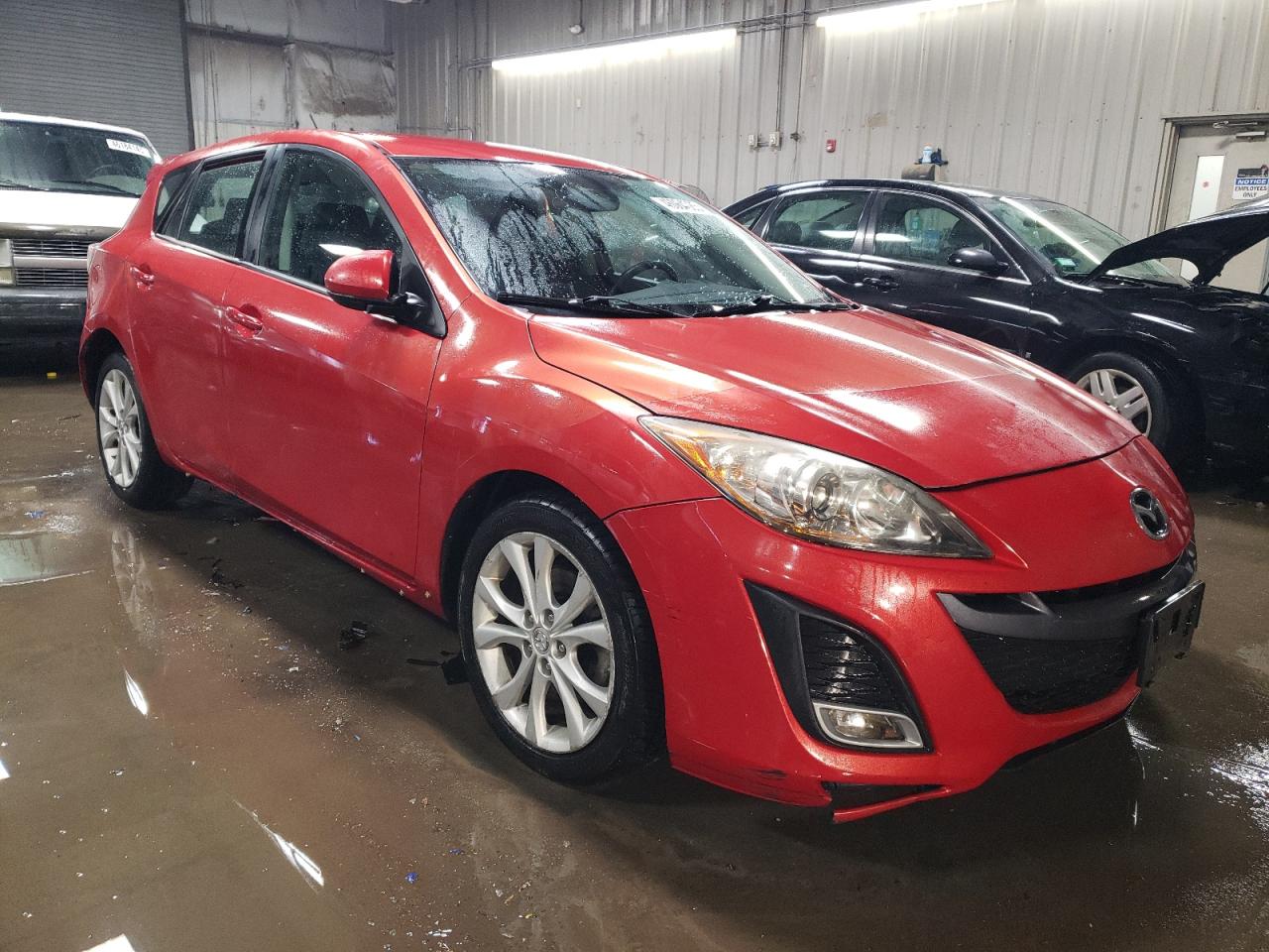 2011 Mazda 3 VIN JM1BL1K57B1470246 Copart auction photo, front end damage thumbnail 4