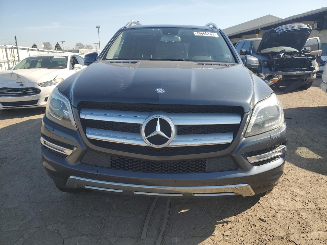 2013 Mercedes-Benz GL-klasse VIN 4JGDF7CE1DA147472 Copart auction photo, side / rear end damage thumbnail 5