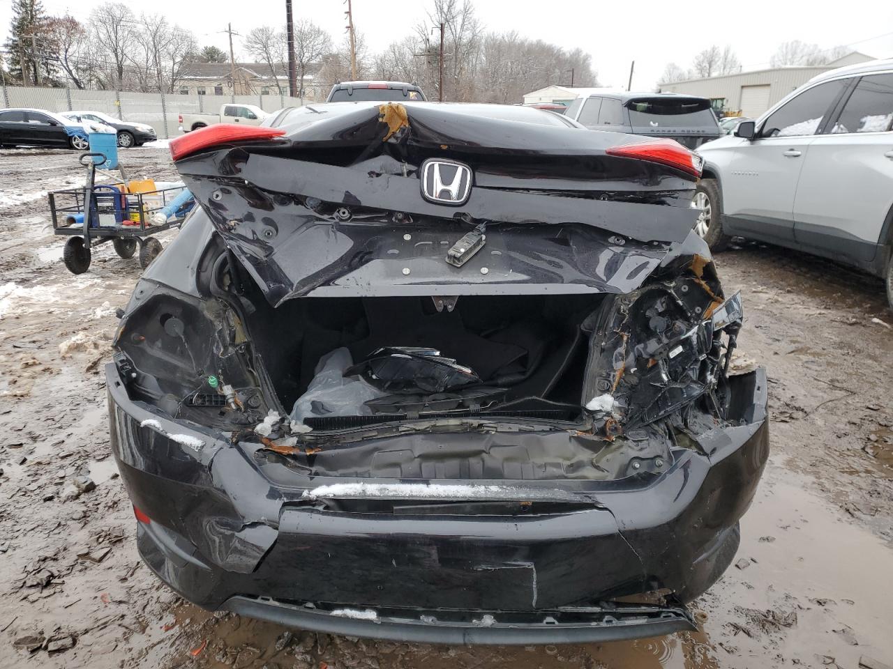 2018 Honda Civic VIN 2HGFC2F53JH587521 Copart auction photo, rear end damage thumbnail 6