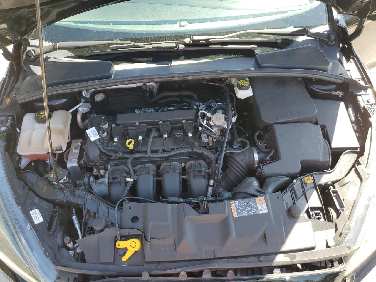 2018 Ford Focus VIN 1FADP3H2XJL235404 Copart auction photo, front end / side damage thumbnail 11