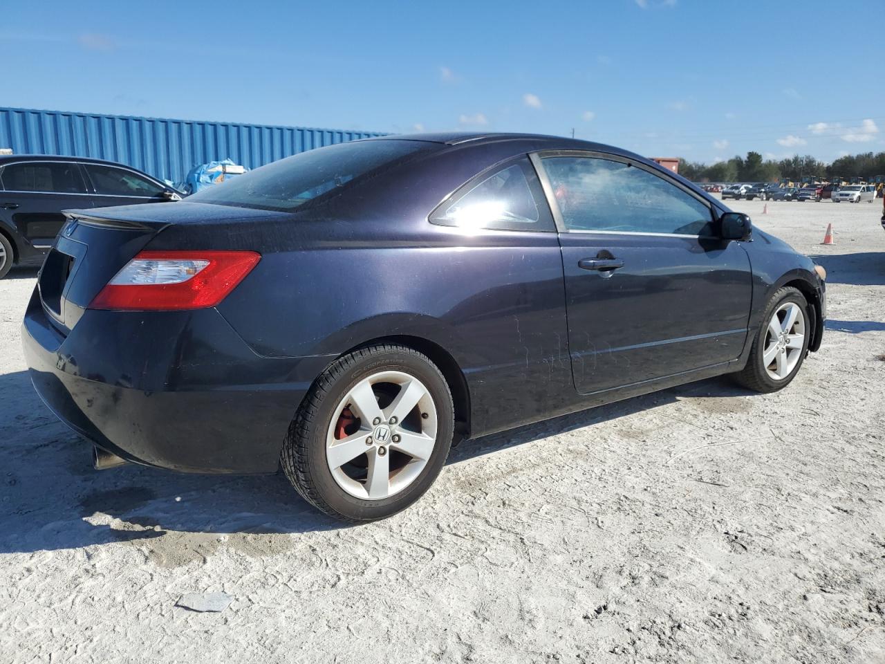 2007 Honda Civic VIN 2HGFG118X7H549261 Copart auction photo, rear end / minor dent/scratches damage thumbnail 3