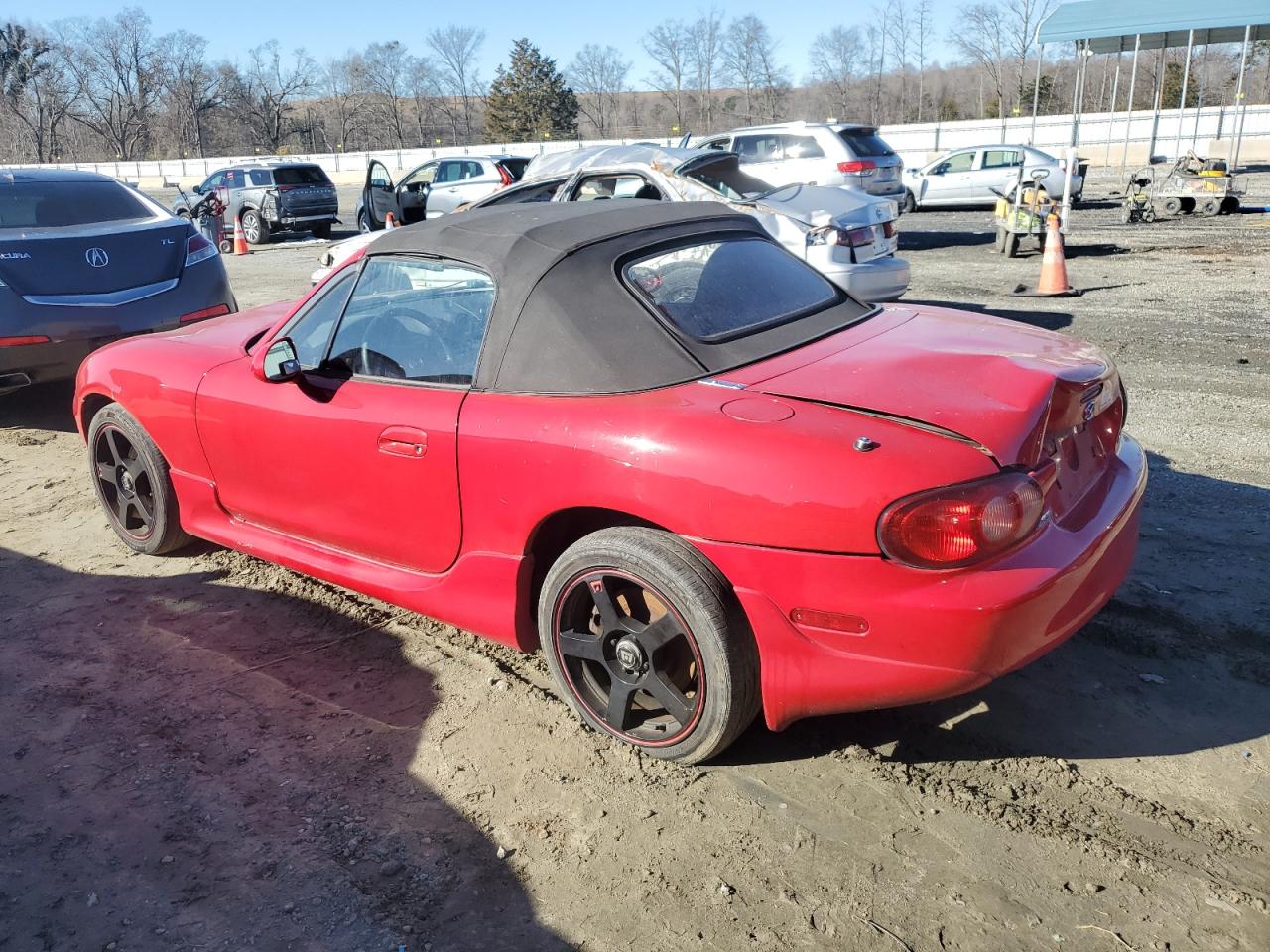 2005 Mazda MX-5 VIN JM1NB353250411315 Copart auction photo, rear end damage thumbnail 2
