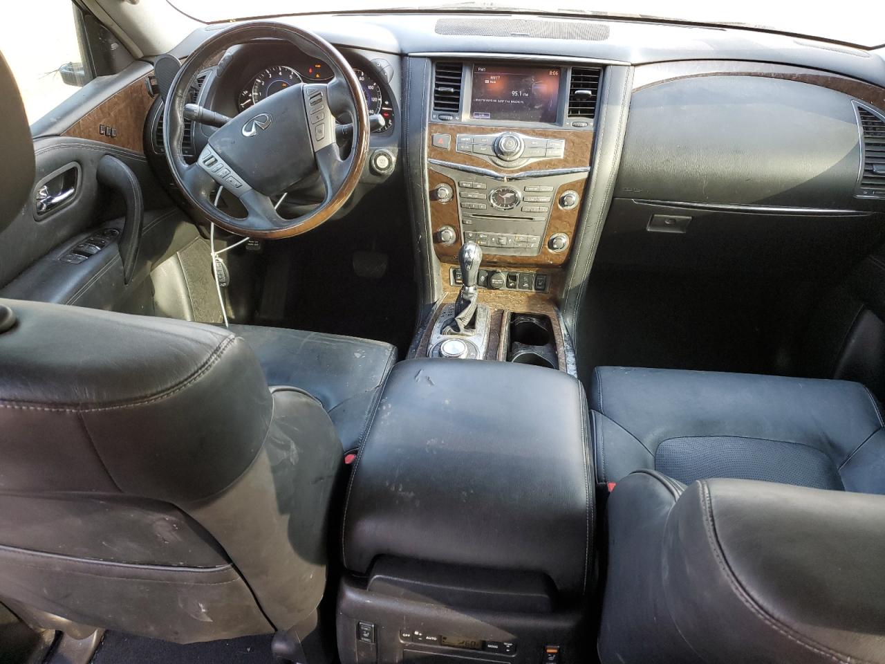 2016 Infiniti QX80 VIN JN8AZ2NE4G9126706 Copart auction photo, front end / rear end damage thumbnail 8