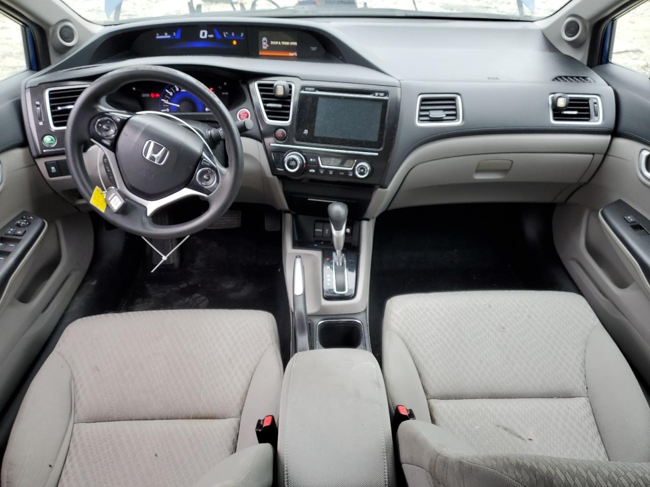 2015 Honda Civic VIN 19XFB2F83FE031188 Copart auction photo, rear end / front end damage thumbnail 8