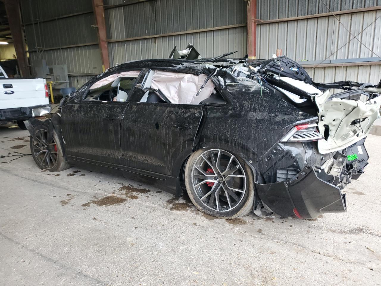 2022 Audi Q8 VIN WA1FVBF15ND027521 Copart auction photo, burn / all over damage thumbnail 2
