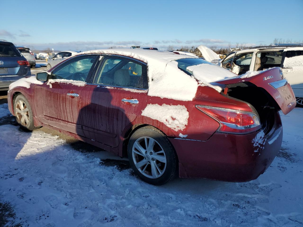 2015 Nissan Altima VIN 1N4AL3AP0FC411260 Copart auction photo, rear end damage thumbnail 2