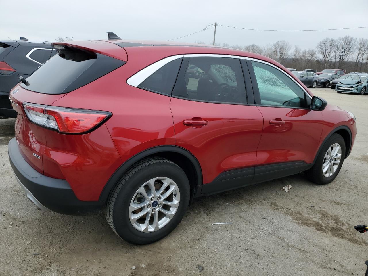 2022 Ford Escape VIN 1FMCU9BZ7NUA23966 Copart auction photo, top/roof / front end damage thumbnail 3
