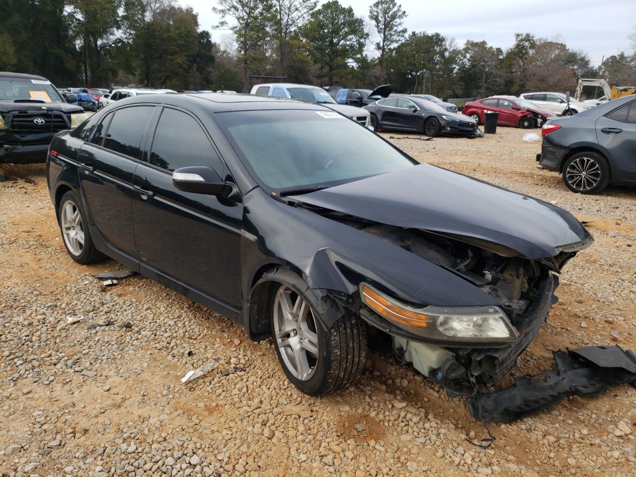 2008 Acura TL VIN 19UUA66278A030243 Copart auction photo, front end / side damage thumbnail 4