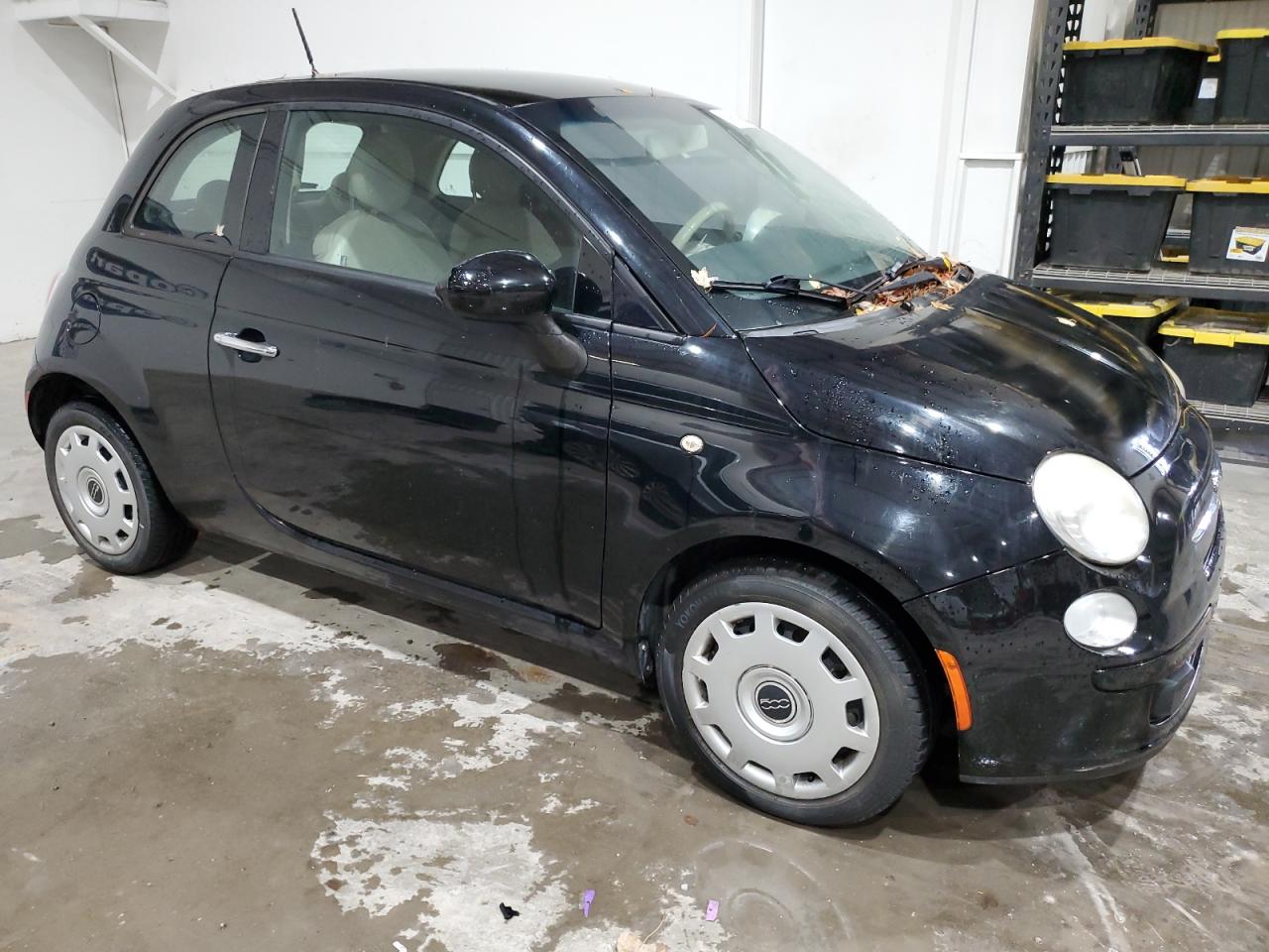 2013 Fiat 500 VIN 3C3CFFAR7DT751959 Copart auction photo, mechanical / side damage thumbnail 4