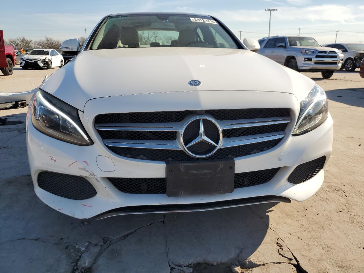 2015 Mercedes-Benz C-klasse VIN 55SWF4KB1FU085549 Copart auction photo, rear end damage thumbnail 5