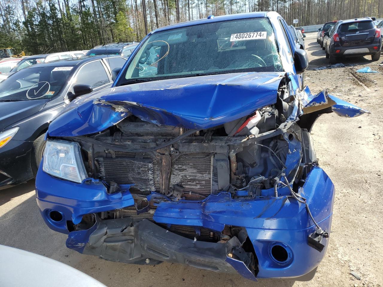 2013 Nissan Navara (Frontier) VIN 1N6AD0FV5DN721917 Copart auction photo, front end / mechanical damage thumbnail 5