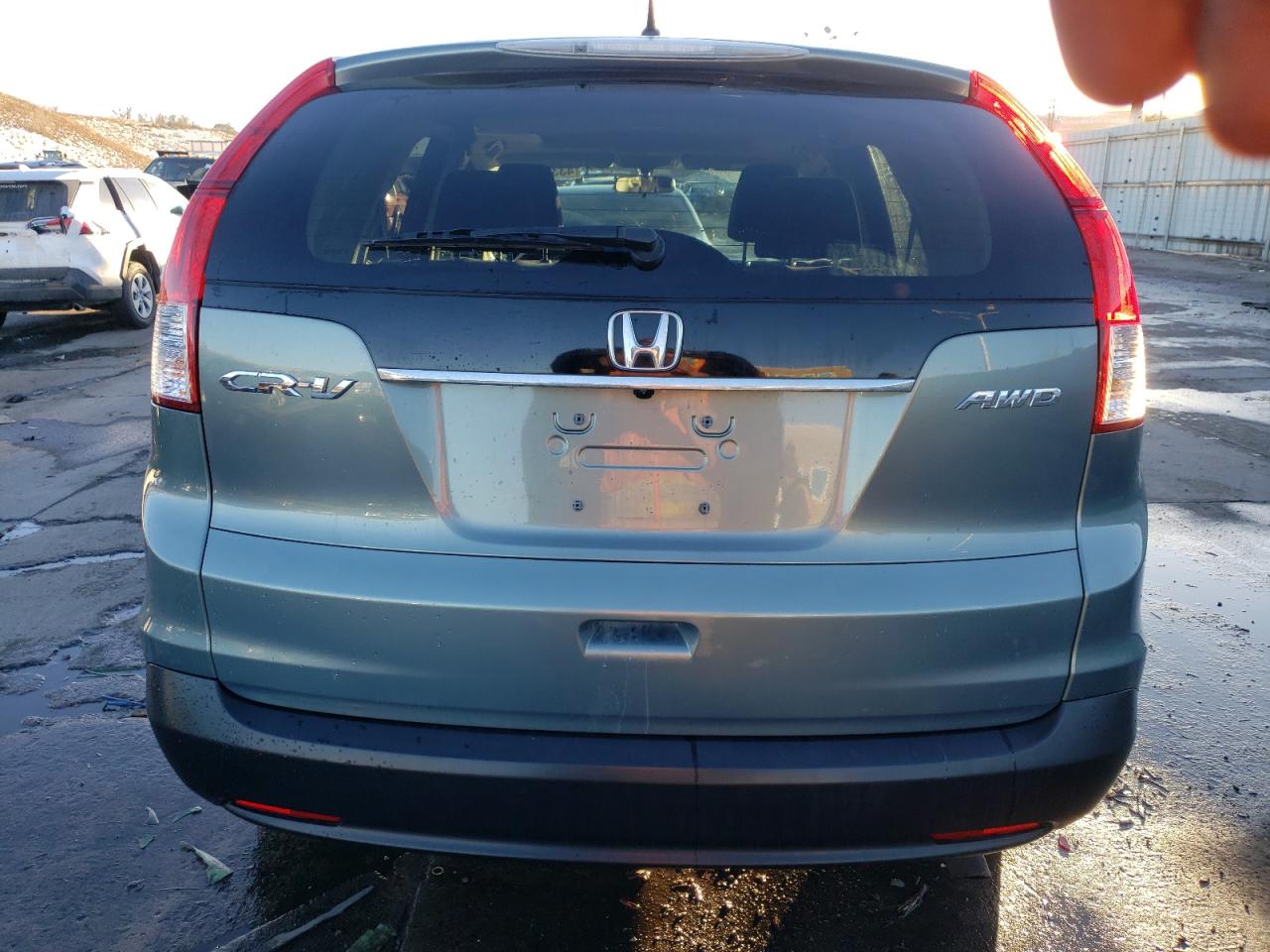 2012 Honda CR-V VIN 5J6RM4H53CL019349 Copart auction photo, front end / side damage thumbnail 6