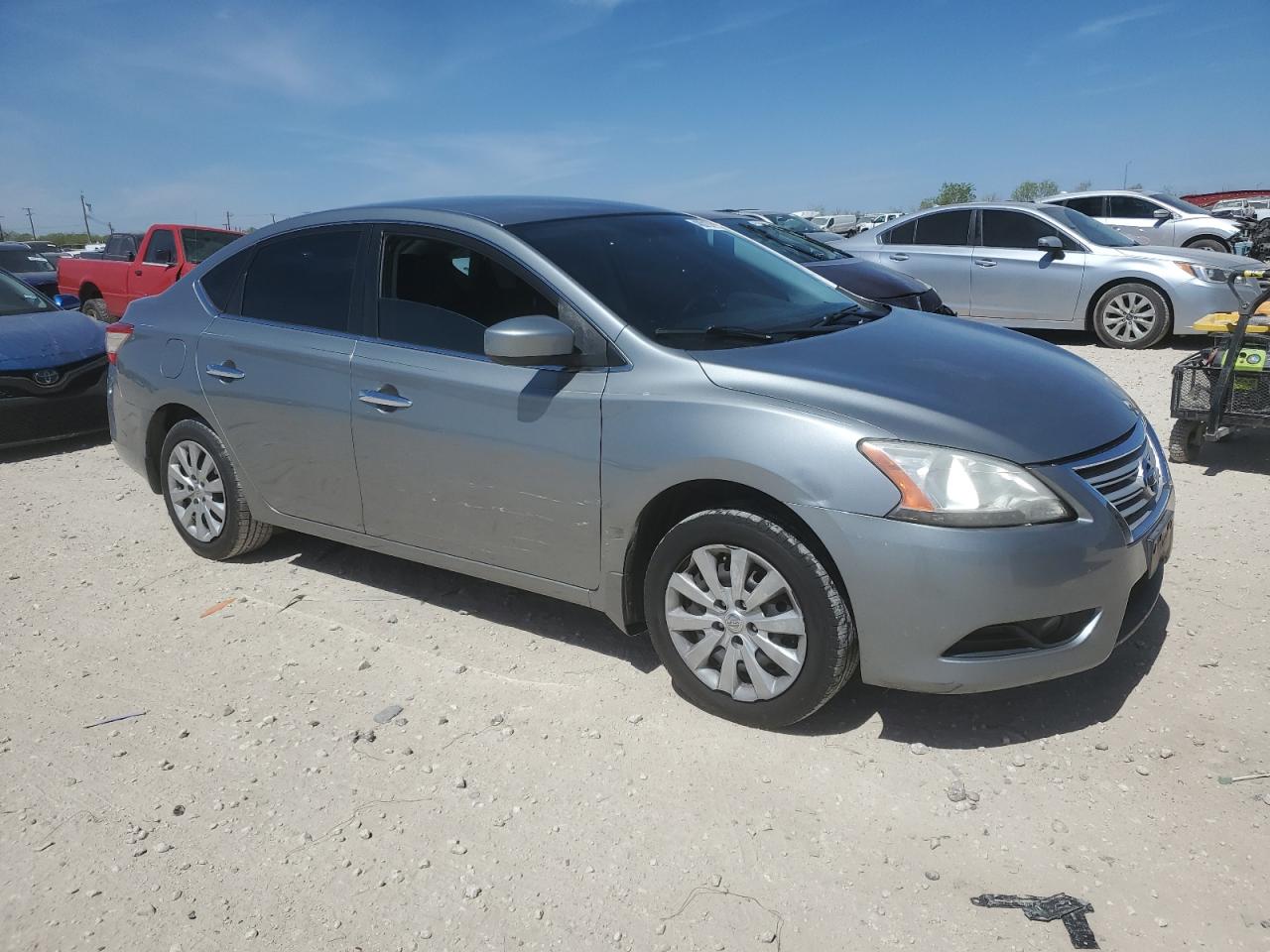 2013 Nissan Sentra VIN 3N1AB7AP9DL635104 Copart auction photo, mechanical damage thumbnail 4