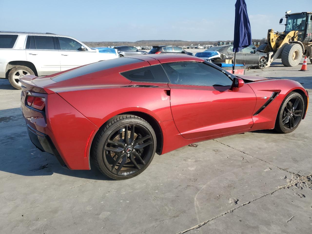 2014 Chevrolet Corvette VIN 1G1YK2D71E5118710 Copart auction photo, front end damage thumbnail 3