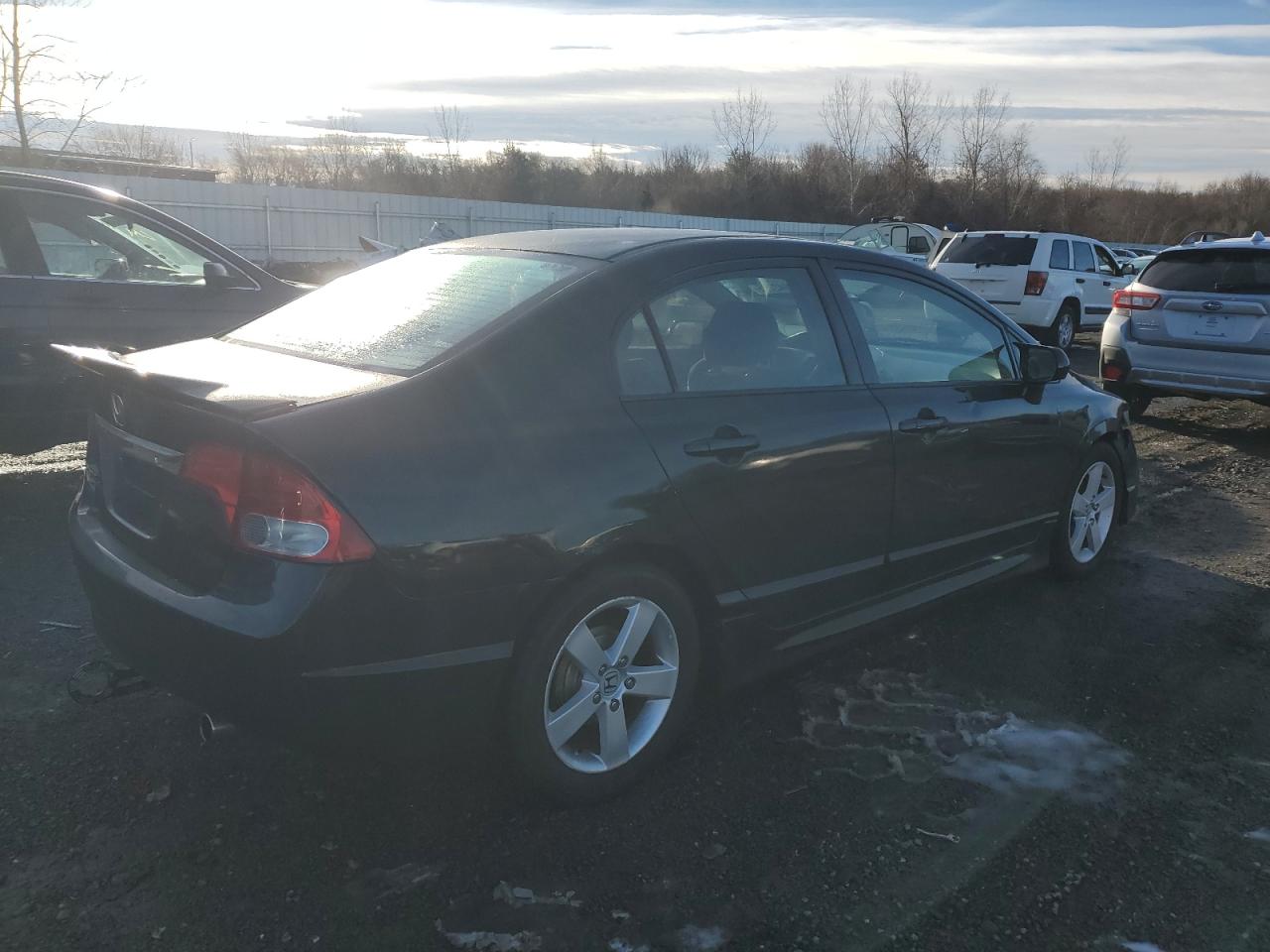 2009 Honda Civic VIN 2HGFA16659H324645 Copart auction photo, front end / rear end damage thumbnail 3