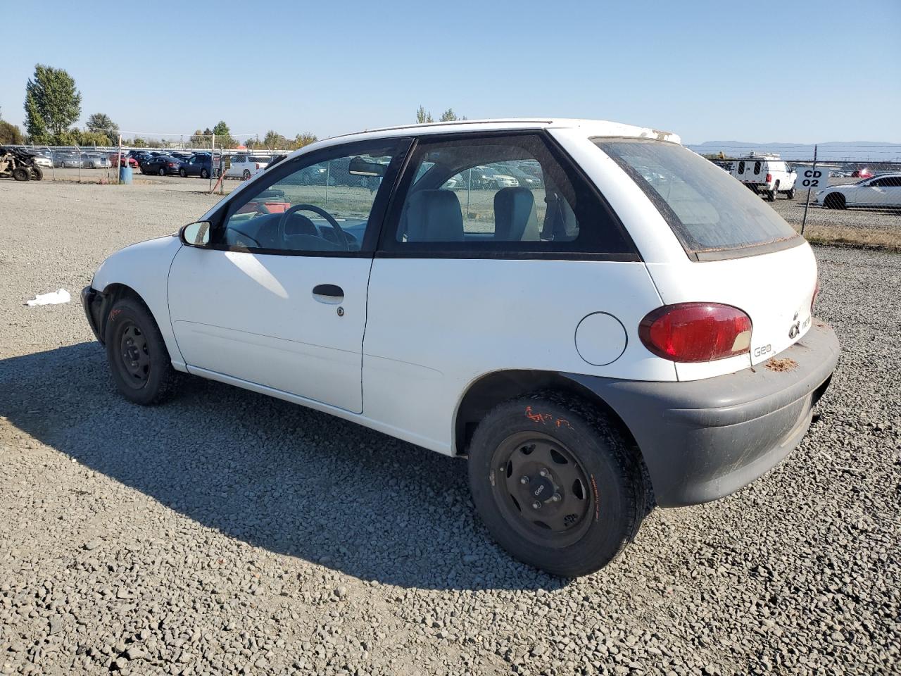 1997 GEO Metro VIN 2C1MR226XV6753048 Copart auction photo, front end damage thumbnail 2