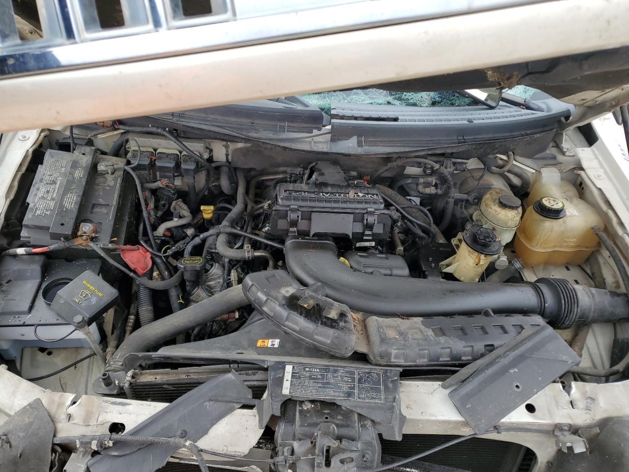 2008 Lincoln Mark LT VIN 5LTPW18588FJ02171 Copart auction photo, rollover damage thumbnail 11