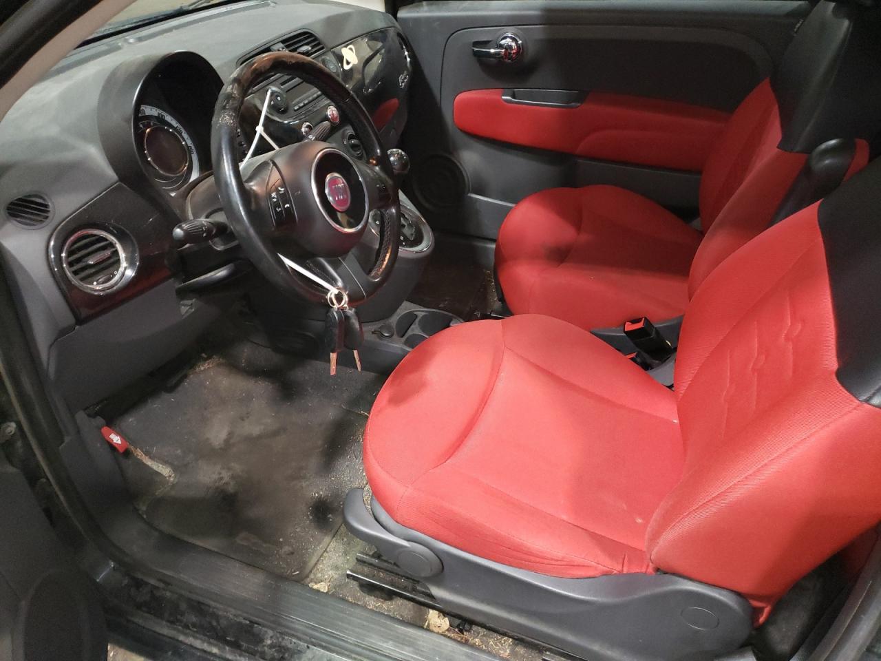 2012 Fiat 500 VIN 3C3CFFAR6CT145129 Copart auction photo, rear end damage thumbnail 7