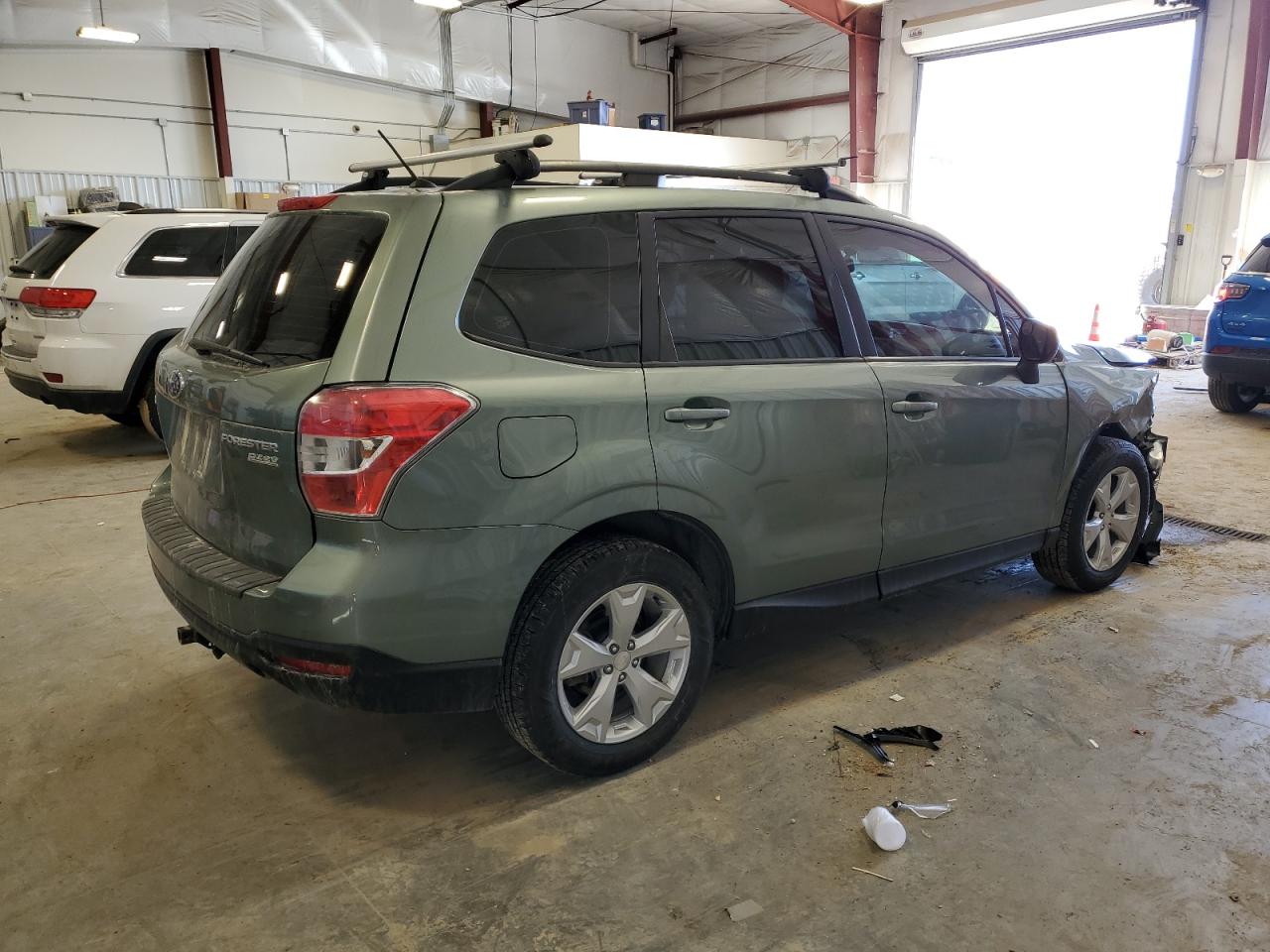 2015 Subaru Forester VIN JF2SJABC6FH582569 Copart auction photo, front end damage thumbnail 3
