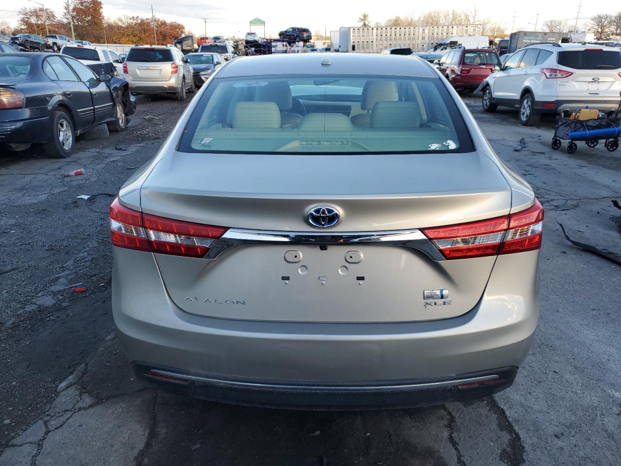 2014 Toyota Avalon VIN 4T1BD1EBXEU028011 Copart auction photo, front end / side damage thumbnail 6