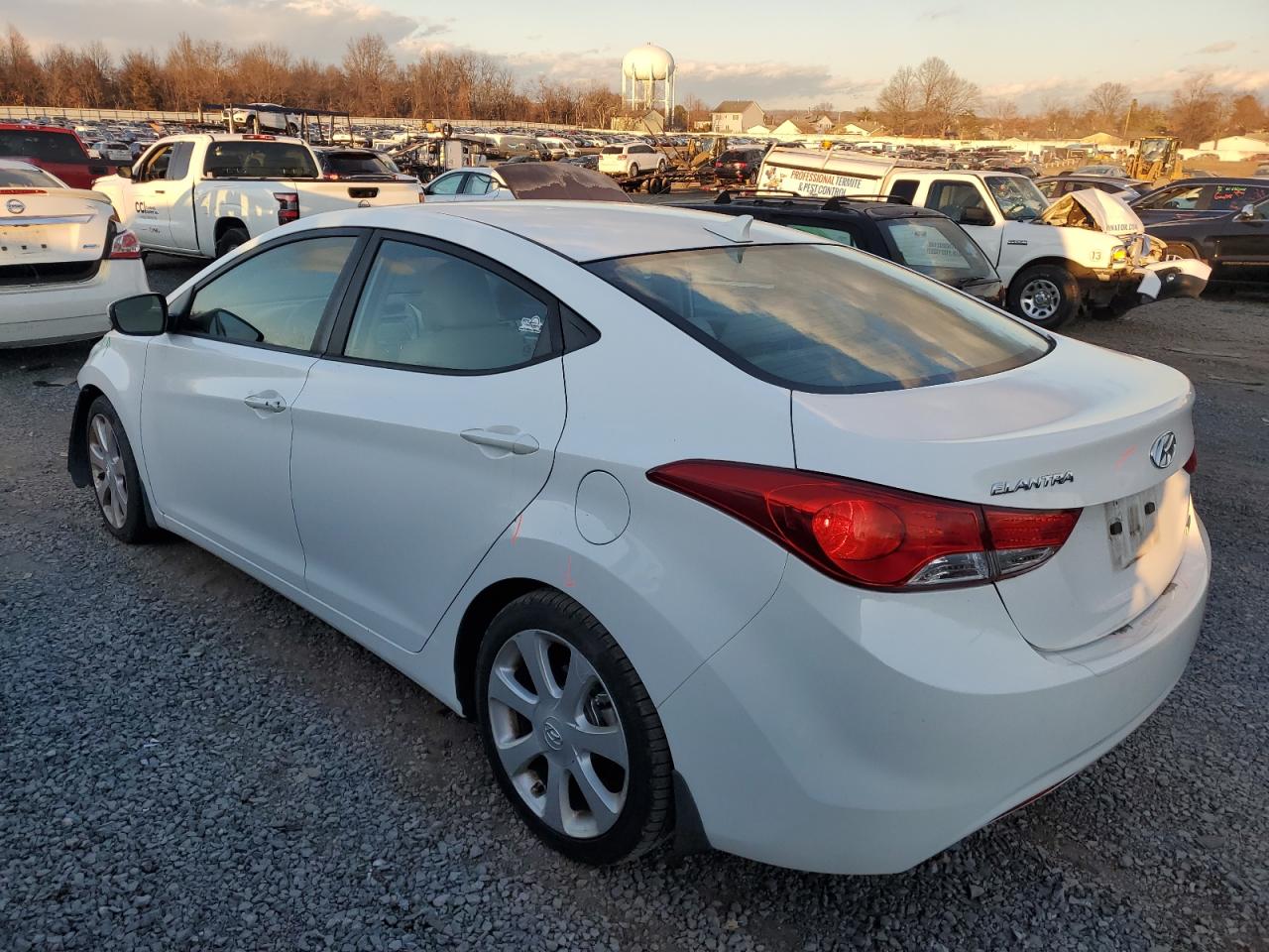 2013 Hyundai Elantra VIN 5NPDH4AE7DH306603 Copart auction photo, front end damage thumbnail 2