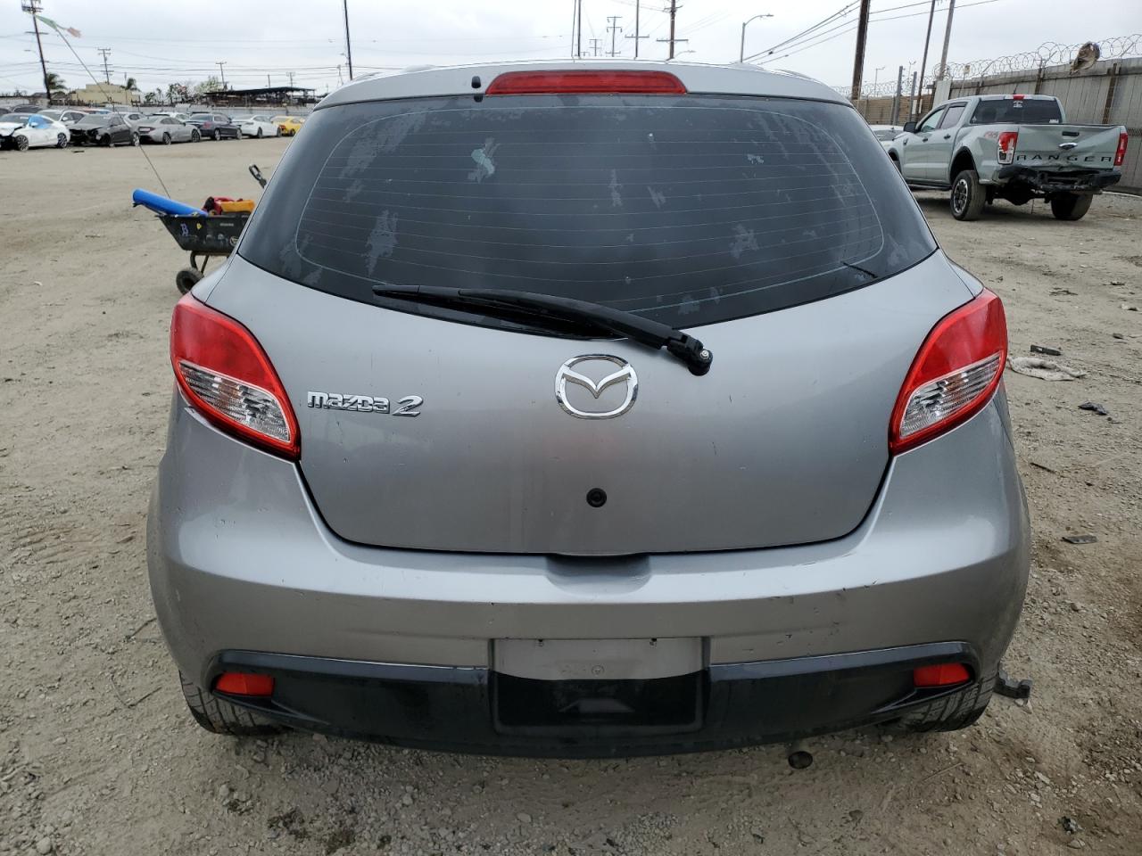2014 Mazda 2 VIN JM1DE1KZ7E0171839 Copart auction photo, front end / side damage thumbnail 6