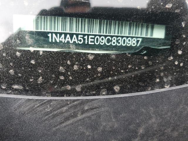 2009 Nissan Maxima VIN 1N4AA51E09C830987 Copart auction photo, side damage thumbnail 12