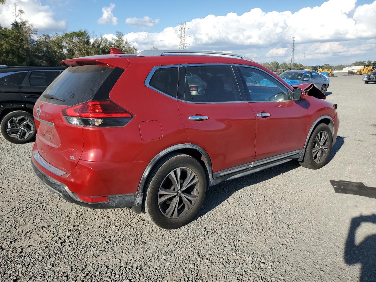 2017 Nissan Rogue VIN JN8AT2MT9HW404861 Copart auction photo, front end damage thumbnail 3
