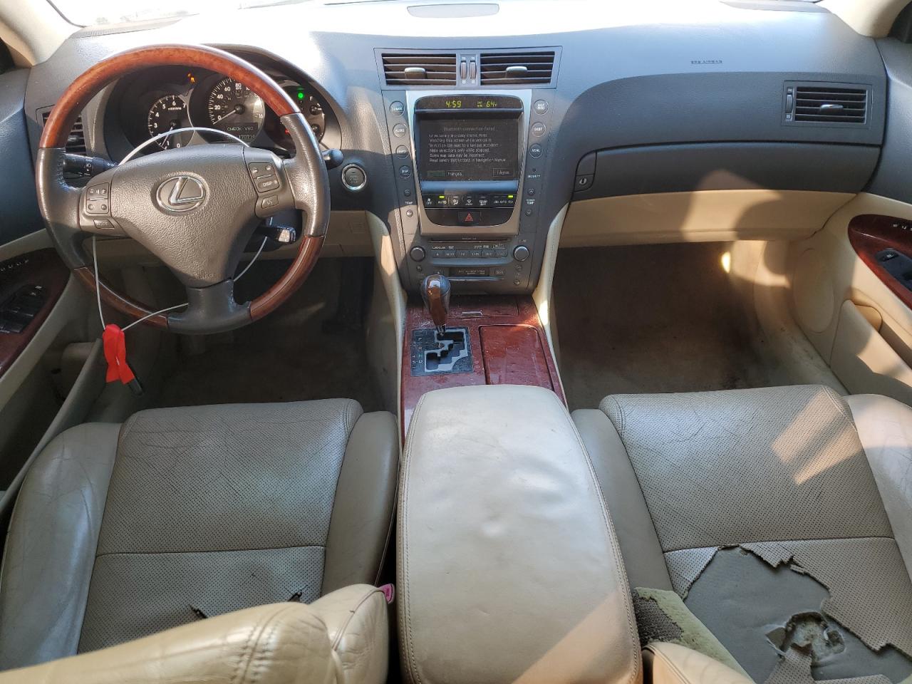2006 Lexus GS 300 VIN JTHBH96S765015670 Copart auction photo, front end / undercarriage damage thumbnail 8