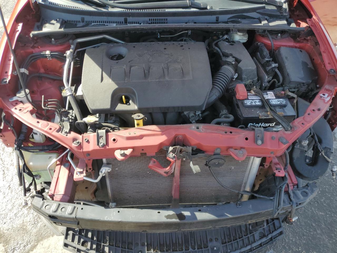 2014 Toyota Corolla VIN 5YFBURHE6EP166974 Copart auction photo, front end / rear end damage thumbnail 11