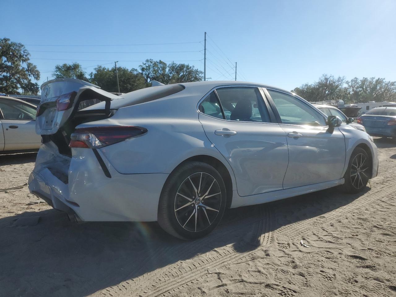 2023 Toyota Camry VIN 4T1G11AK1PU077914 Copart auction photo, rear end / side damage thumbnail 3