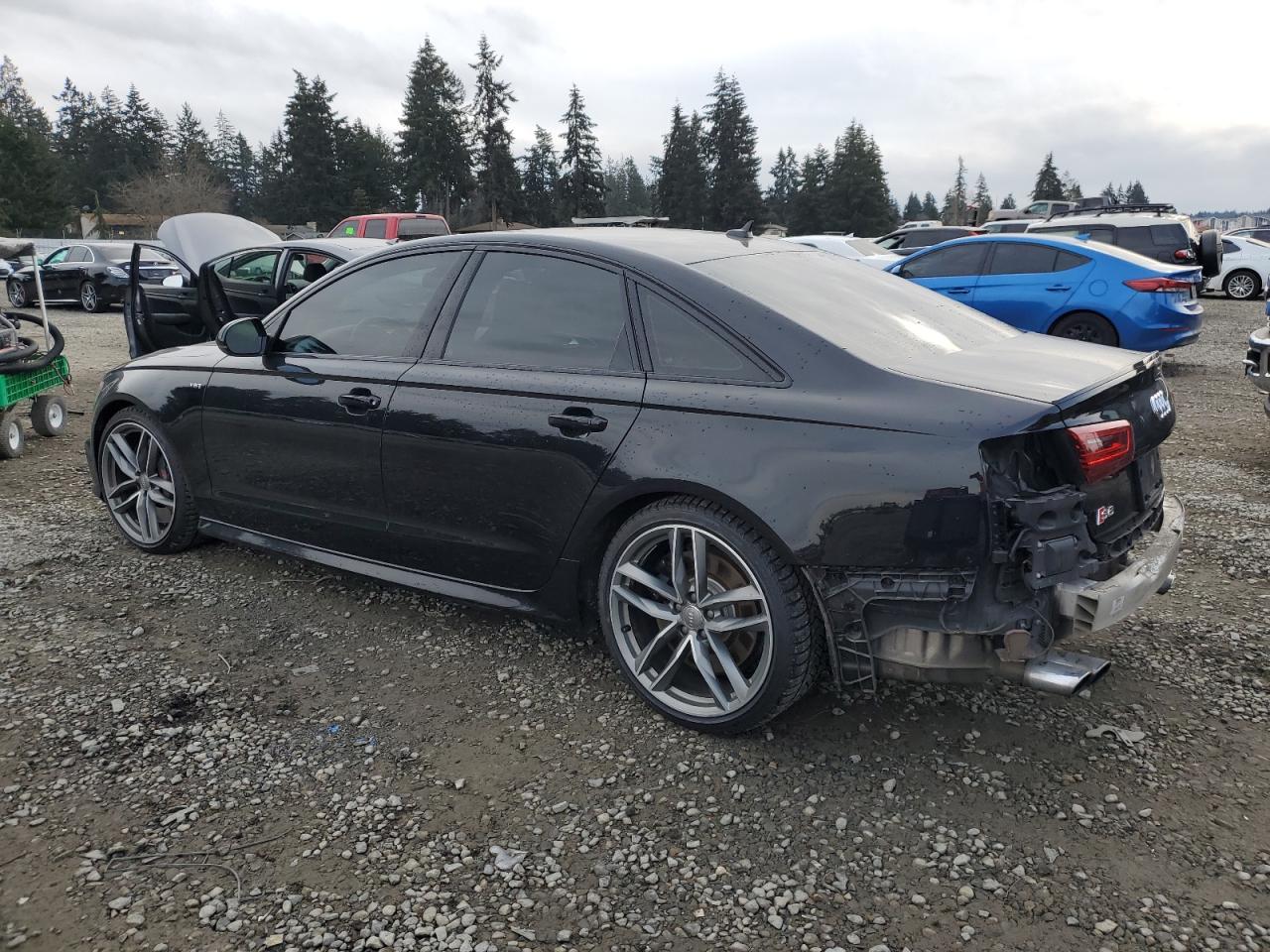 2016 Audi S6 VIN WAUF2AFCXGN183025 Copart auction photo, rear end damage thumbnail 2