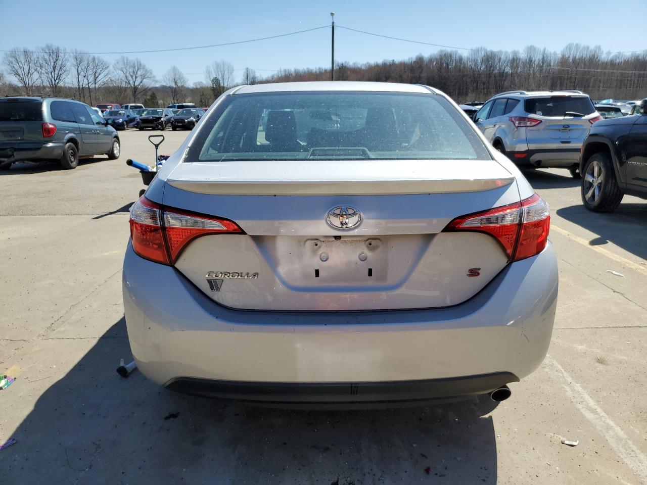 2015 Toyota Corolla VIN 2T1BURHE2FC301126 Copart auction photo, front end damage thumbnail 6