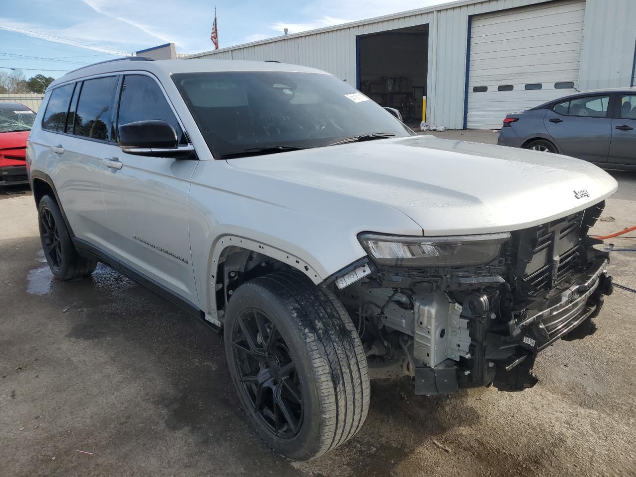 2021 Jeep Grand Cherokee VIN 1C4RJJBG6M8193167 Copart auction photo, front end damage thumbnail 4